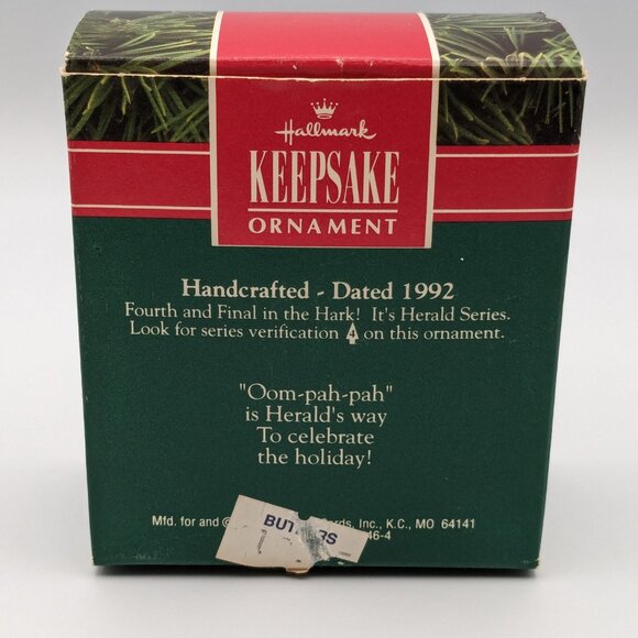 Hallmark Keepsake Hark! It's Herald 1992, 4th in Hark! It's Herald Series - Picture 10 of 11